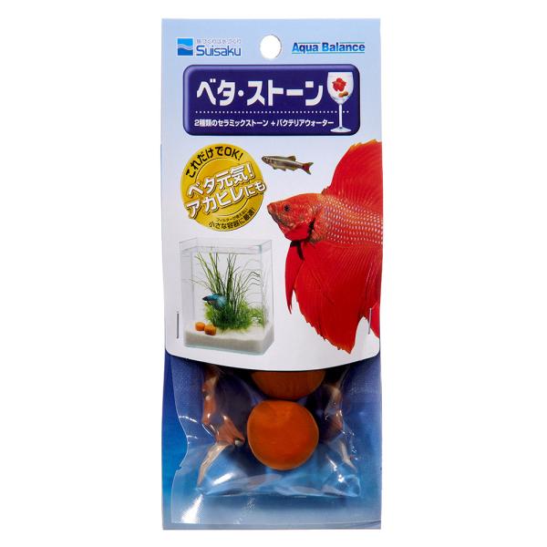 メーカー：水作 アクアリウム用品　アクア用品　調整剤　バクテリア　ミネラル添加剤　水作　ベタ　ストーン　fsaqua08　mrojk75　熱帯魚　エビ他　_aqua　4974105009243　opa2_delete
