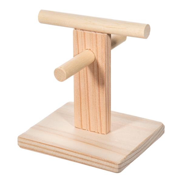 メーカー：Rainbow 小動物　小動物用品　レインボー　小鳥と遊ぼう！クロスパーチ　鳥　鳥用品　パーチ　木製　天然木　インコ　セキセイインコ　文鳥　ブンチョウ　小鳥　置き型　4582320019246　20241028　y24m10　とま...