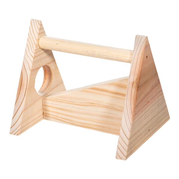 メーカー：Rainbow 小動物　小動物用品　レインボー　小鳥と遊ぼう！三角パーチ　鳥　鳥用品　パーチ　木製　天然木　インコ　セキセイインコ　文鳥　ブンチョウ　小鳥　置き型　4582320019253　20241028　y24m10　とまり...