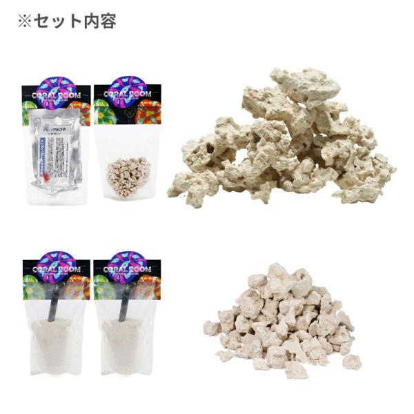 20250331　y25m03　マルコロック　ジョイントパウダー　クランチ　ミニクランチ　RyoKoba　マルコロック用　接着スターターキット Plantstech_list　レイアウトロック　海水水槽用　水槽用石　デスロック　化石サンゴ　...
