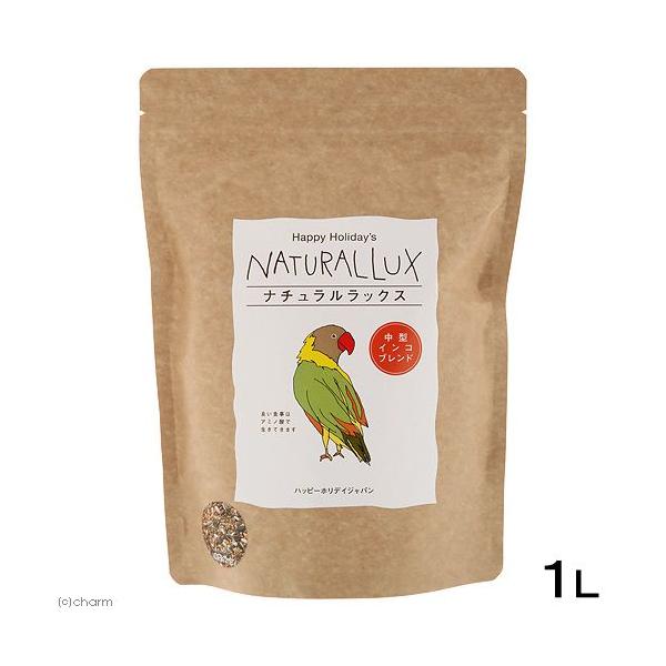 メーカー：ピーツー _animal　小動物　鳥　フード　ピーツー　えさ　餌　ナチュラルラックス　中型インコ　１Ｌ　インコ　ブレンド　20140222　OKB　4904769001819　opa2_choku　ゴハン　ご飯