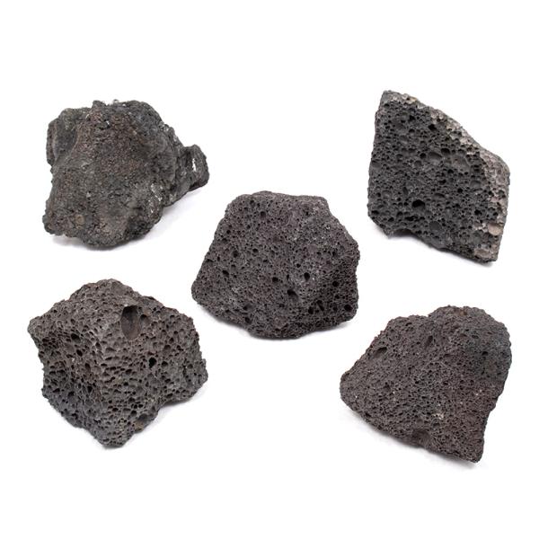 形状お任せ　黒溶岩石　Ｓサイズ（約８〜１３ｃｍ）　５個　アクアリウム　レイアウト素材　2250008096941　石　アクアリウム用品　アクア用品　レイアウト素材　レイアウト　素材　熱帯魚　アクアリウム　パルダリウム　コケリウム　アクアテラ...