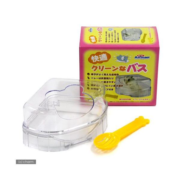 メーカー：ドギーマン f7k_pu10_minsyo　_animal　小動物　鳥　ハムスター・リス　トイレ・砂浴び場　ドギーマン　快適クリーンなバス　トイレ　ドワーフハムスター用　ジャンガリアン　小型ハムスター　20110320　NY　49...