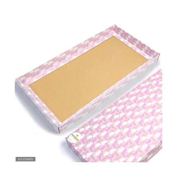 メーカー：(株)リーフ Leaf Corp leaf_nail_cat　猫　爪とぎ（つめとぎ）「カリカリくん」用化粧箱　ワイド　ピンク　１枚（化粧箱のみ）　猫の爪みがき　猫用品　ケア・お手入れ　爪とぎ　爪みがき　チャーム　オリジナル　リーフ...