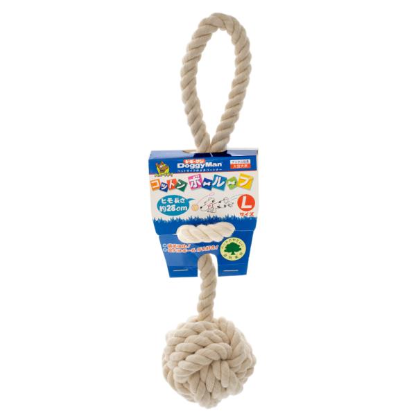 メーカー：ドギーマン 犬用品　おもちゃ　ボール　ドギーマン　コットンボーループ　Ｌ　20110805　ＴＴＭ　dentaltoys　_dog　4976555853704　YPKCHK_019　dgy_cotton_ball　w2m1801_...