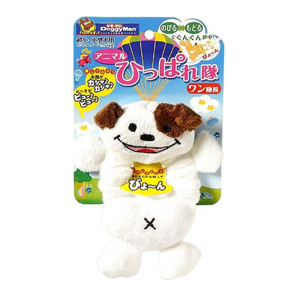 メーカー：ドギーマン 犬用品　おもちゃ　一緒に遊ぶ　ぬいぐるみ　ドギーマン　アニマル　ひっぱれ隊　ワン隊長　20110805　ＹＳ　_dog　4976555854961　RJ5jD7m_inyhYPKCHK_019　line2207pett...