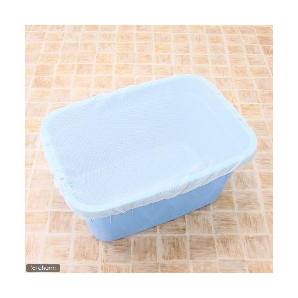 アクアリウム用品　naisyoku_syukei　hwlist　_gardening　金魚・メダカ　アクア用品　水槽・台・フタ他　タライ・キングタライ　小堀レース　プラスチックタライ用ネット　６０角　Ａ６０―２　ガーデニング　金魚　メダカ　...