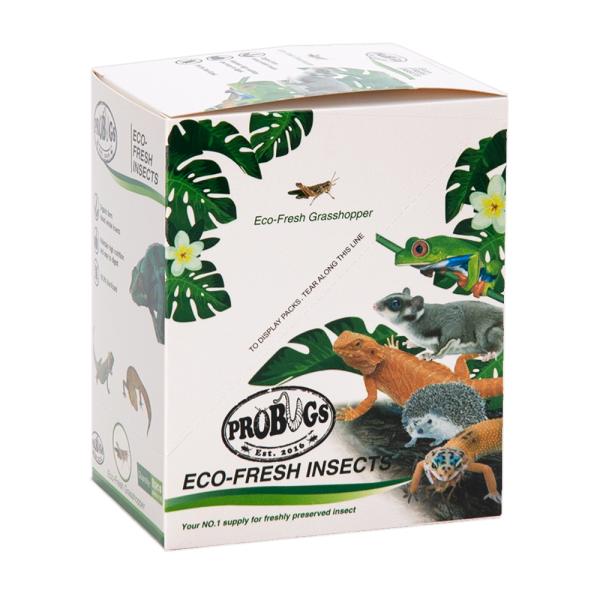 メーカー：(株)リーフ Leaf Corp hwlist　naisyoku_syukei　ＰＲＯＢＵＧＳ　ＥＣＯ-ＦＲＥＳＨ　mv_pbgs　ＩＮＳＥＣＴ　ＧＲＡＳＳＨＯＰＰＥＲ　グラスホッパー　バッタ　イナゴ　保鮮虫　真空生昆虫　プロバグ...