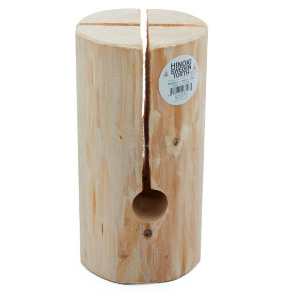 メーカー：(株)リーフ Leaf Corp usadklist　usymlist　国産　日本産　ひのき　切り込み　丸太　ウッドキャンドル　スウェーデントーチ　キャンプ　アウトドア　Sサイズ　BBQ　焚き火　北欧　かがり火　広葉樹　20230...