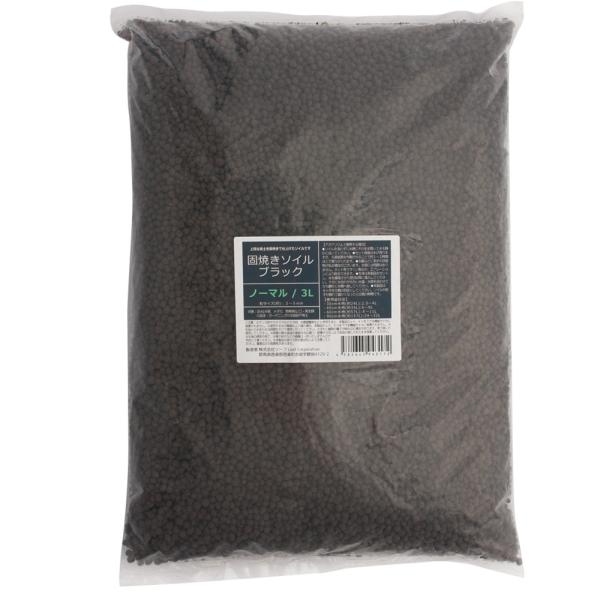 メーカー：(株)リーフ Leaf Corp 固焼きソイル　ブラック　ノーマル　３Ｌ　4582645943172　メダカ　熱帯魚　エビ　シュリンプ　アクアリウム用品　アクア用品　底床　ソイル　土　黒　こげ茶　吸着系　微栄養系　水草　ｐＨ　ペー...