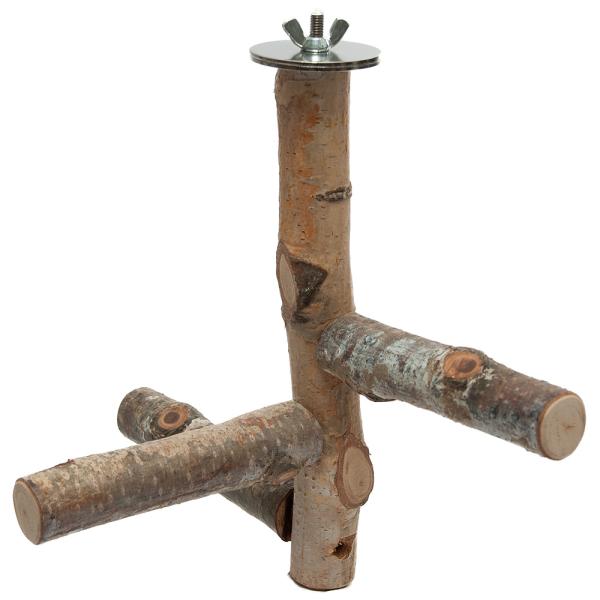 メーカー：(株)リーフ Leaf Corp tori0701leaf　鳥　とまり木　しらかばの吊り下げパーチ　ショート　太め　国産　セキセイ　小型インコ　フィンチ　4582645944629　小動物　鳥　止まり木　木製　吊るし　キンカチョウ...