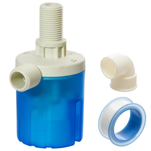 メーカー：(株)リーフ Leaf Corp フロートバルブ　Ｌ型　１／２インチ　１５Ａ　水位調整　4582645945275　アクアリウム用品　アクア用品　給水　足し水　水足し　水替え　水位維持　フロート　ガラス水槽　フレームレス水槽　ホル...