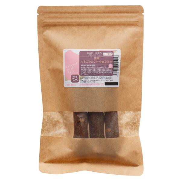 メーカー：(株)リーフ Leaf Corp leaf_dental_dog　リーフコーポレーション　リーフコーポ　リーフ　ＬＥＡＦ　Corp　_dog　usymlist　inuyamatoy　かじり木　国産　ももの木　３本入　おもちゃ　桃　...