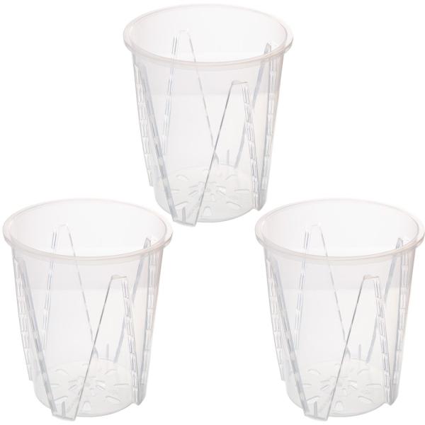 メーカー：(株)リーフ Leaf Corp 根が見える透明鉢　直径１６ｃｍ　4582645945718　ガーデニング　園芸用品　鉢　ポット　透明　スリット　植木鉢　植え替え　観葉植物　クリア　半透明　プラスチック　多肉植物　サボテン　アガベ...