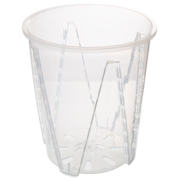 メーカー：(株)リーフ Leaf Corp 根が見える透明鉢　直径１８ｃｍ　4582645945725　ガーデニング　園芸用品　鉢　ポット　透明　スリット　植木鉢　植え替え　観葉植物　クリア　半透明　プラスチック　多肉植物　サボテン　アガベ...