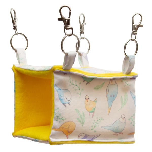 メーカー：(株)リーフ Leaf Corp オリジナルデザイン　バードテント　角型　小鳥のお家　セキセイインコ　コザクラインコ　小型インコ　4582645946302　リーフコーポレーション　リーフコーポ　リーフ　ＬＥＡＦ　Corp　鳥　ト...