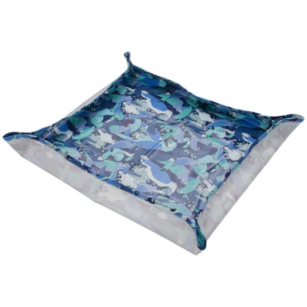 メーカー：(株)リーフ Leaf Corp 鳥ケージ用　飛び散り防止マット　抗菌　帯電防止　ネイビー　4582645946357　リーフコーポレーション　リーフコーポ　リーフ　ＬＥＡＦ　Corp　necoyama工房　鳥　ケージ　マット　掃...