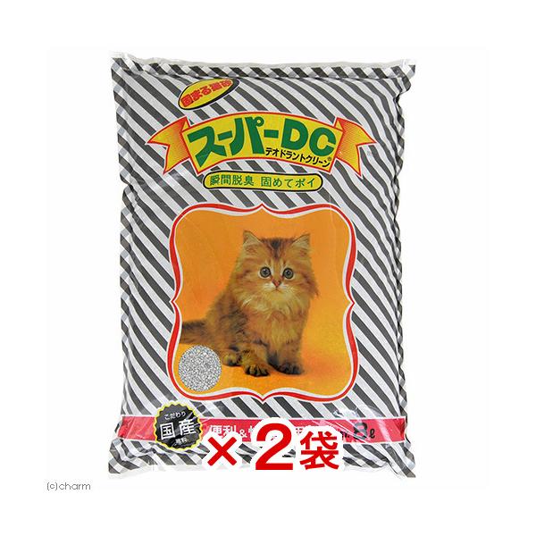 メーカー：スーパーキャット _neko　4973640001514　スーパーキャット　スーパーＤＣ　８Ｌ　猫用品　猫砂　猫　トイレ　猫トイレ　流せない　固まる　鉱物　ベントナイト　消臭　おしっこ　吸収　トイレ砂　砂　20190523　ｋｓｚ...
