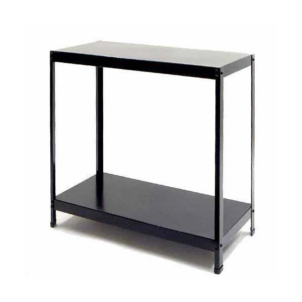水槽台　ニッソー　６０ｃｍ水槽用　組立２段台　ＳＴ−６０２　（スチール製）　ブラック　キャビネット　お一人様１点限り