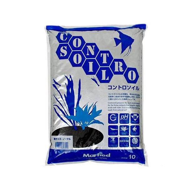 マーフィード　コントロソイル　ノーマル　１０リットル（黒）　吸着ソイル　アクアリウム　熱帯魚　水草　お一人様３点限り