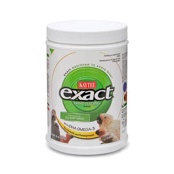 Kaytee Exact Handfeeding for Baby Birds, Instant Formula, 18 Ounces