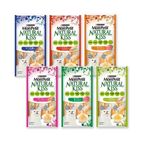他サイト： モンプチ　ナチュラルキッス　４０ｇ　６種各１袋の商品画像
