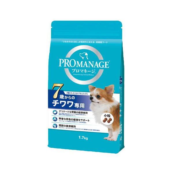 他サイト： ドッグフード　プロマネージ　７歳からのチワワ専用　１．７ｋｇの商品画像