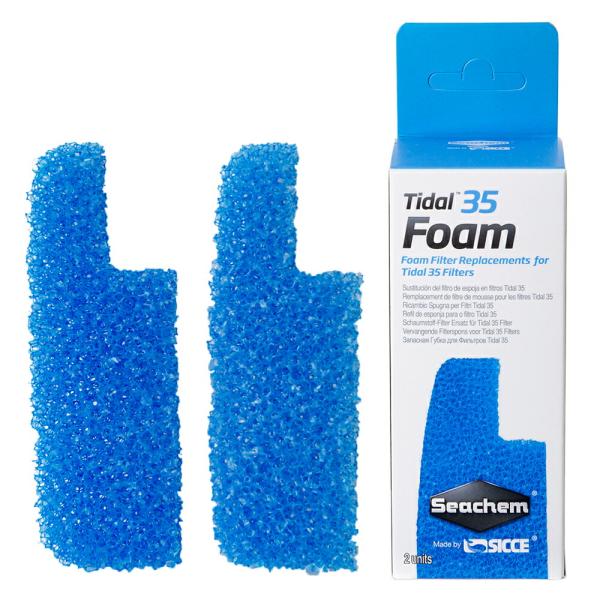 Ｓｅａｃｈｅｍ　シーケム　外掛けフィルター　Ｔｉｄａｌ　３５用　ＦＯＡＭ（青パット）　２枚入り