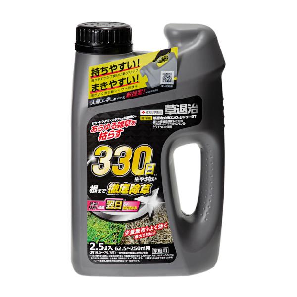 他サイト： 住友化学園芸　草退治　メガロングシャワー　ＧＴ　２．５Ｌ　３３０日生やさない　除草剤の商品画像