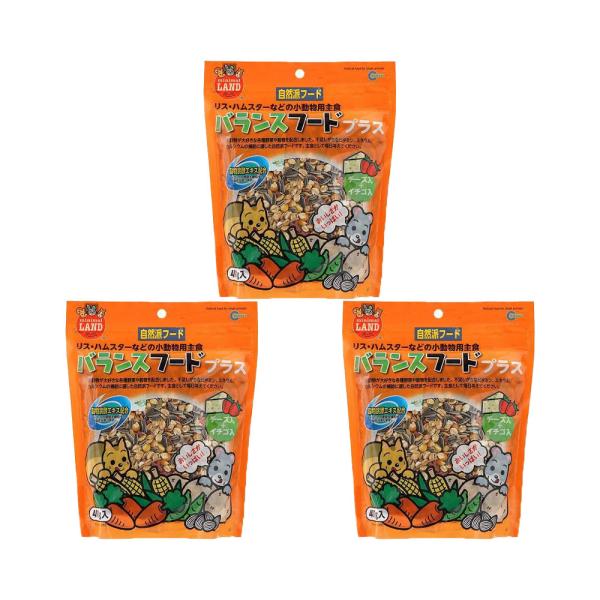 他サイト： マルカン　バランスフードプラス　４００ｇ×３　小動物用フード　ハムスターフード　えさ　エサ　餌の商品画像