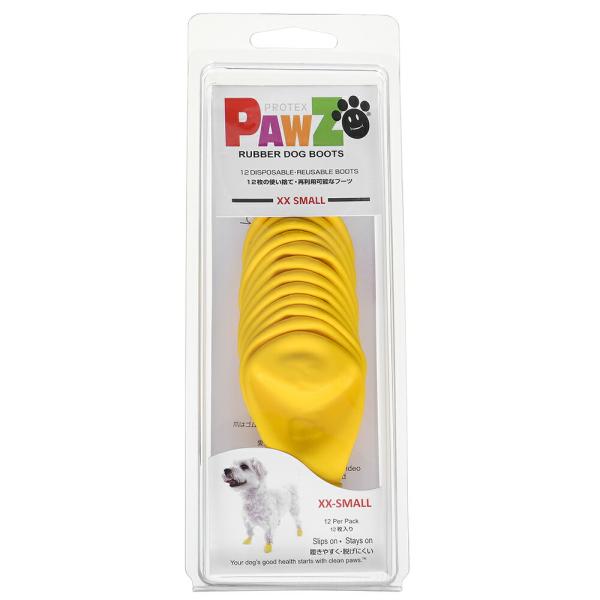 他サイト： Ｐａｗｚ　ラバードッグブーツ　ＸＸＳ　イエロー　犬用　犬　靴の商品画像