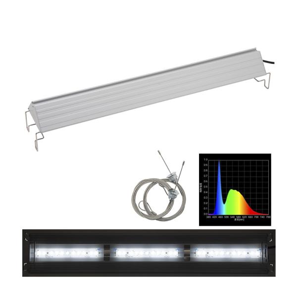 アクロ　ＴＲＩＡＮＧＬＥ　ＬＥＤ　ＢＲＩＧＨＴ　６００　４２００ｌｍ　高光量　水草　水槽　照明　熱帯魚　アクアリウム　ライト　６０ｃｍ