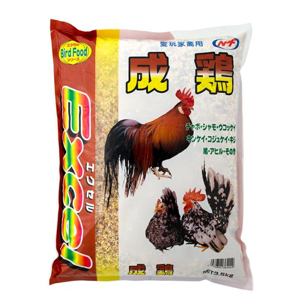 他サイト： ＮＰＦ　エクセル　成鶏　３．５ｋｇ　鳥　餌　えさ　フードの商品画像