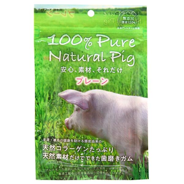 100% Pure Natural Pig 豚皮ガム プレーン( 入)