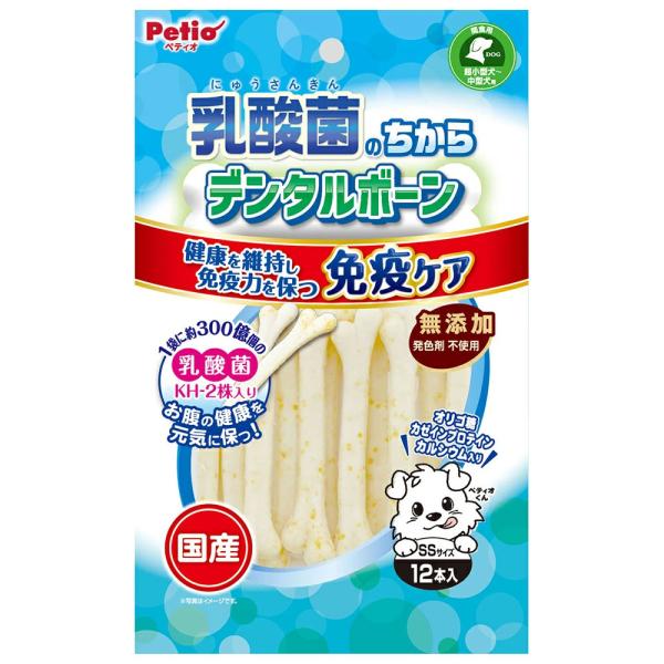 他サイト： ペティオ　乳酸菌のちから　デンタルボーン　ＳＳ　１２本入の商品画像