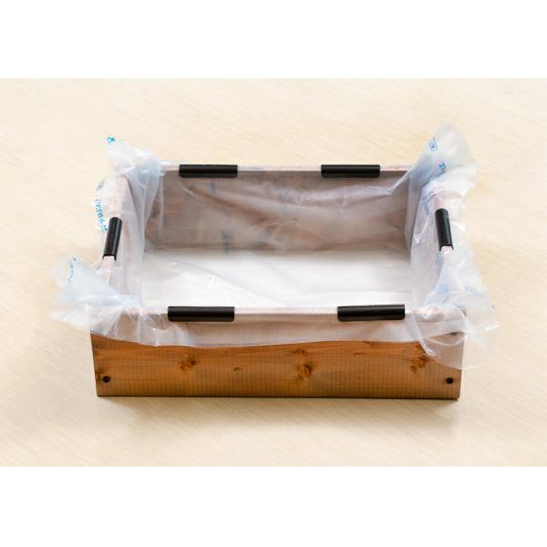 お手軽ビオトープ　池製作キット（Ｗ６０×Ｄ４５×Ｈ１８．５ｃｍ）　ブラウン