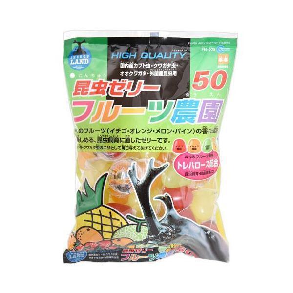 他サイト： マルカン　昆虫ゼリー　フルーツ農園　５０　昆虫ゼリー　カブトムシ　クワガタの商品画像