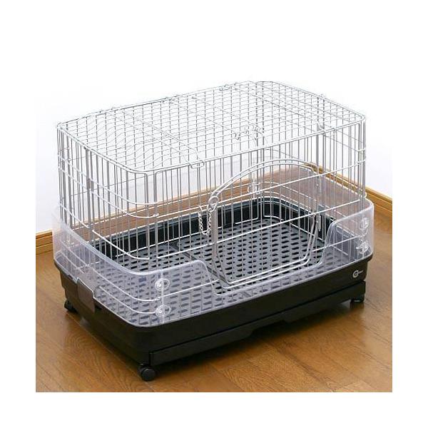 他サイト： うさぎケージ　マルカン　クリアケージ　Ｓ（６８×４７×５１ｃｍ）ウサギ　チンチラ　フェレット　ケージ　お一人様２点限りの商品画像