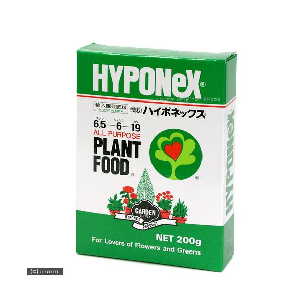 他サイト： 微粉ハイポネックス　２００ｇ　追肥　化学肥料　液肥　水耕栽培　日光不足　樹勢　回復の商品画像