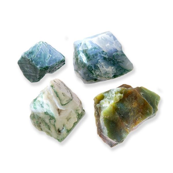 チャーム（charm） モスアゲート 苔瑪瑙 100g 形状お任せ 鉱物