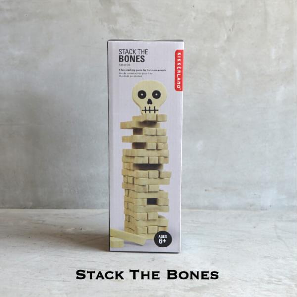 ニューヨークを発の『KIKKERLAND』社のメキシカンスカルデザインのテーブルゲーム『Stack The Bones 』のご紹介です。パーティーゲームとしておなじみのジェンガが、どこか毒のある可愛らしいメキシカンスカルを模して登場。みんな...