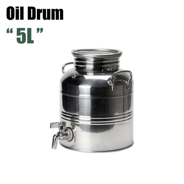 マルキジオ marchisio オイルドラム ウォータージャグ 5L ステンレス キャンプ アウトドア changeover_oil-drum-5l