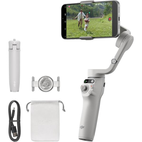 DJI Osmo Mobile 6 プラチナグレー スマートフォン用 DJI Osmo Mobile 6 プラチナグレー スマートフォン用