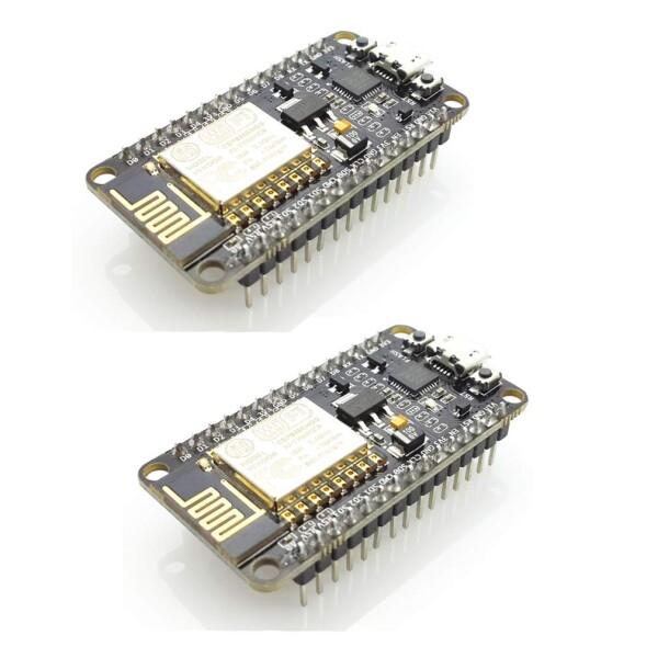 Hailege 2個セット NodeMCU LUA ESP8266 CP2102 ESP-12E Wifiインターネット開発カードオープンソースシリアルワイヤレスモジュールは、Arduino IDE/Micropythonと完全に連携します...