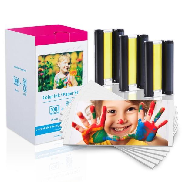 ね*こ様 Canon SELPHY セルフィ CP1500 用紙 インク付き【M Amazon.co.jp: Canon Selphy CP1500用紙とインクの交換用