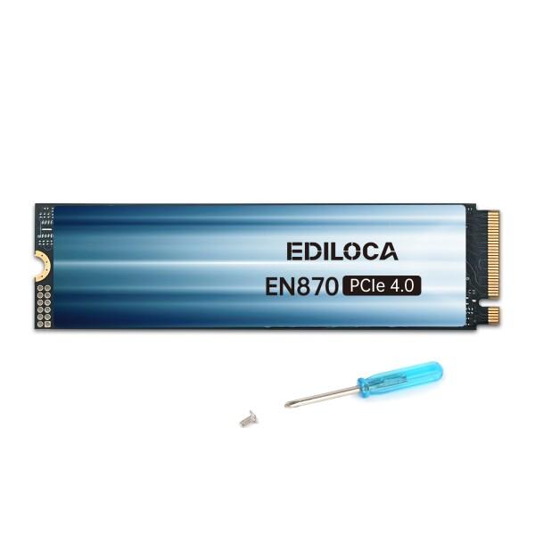 Ediloca EN870 SSD 2TB PCIe 4.0 NVMe M.2 2280 PS5動作確認済み