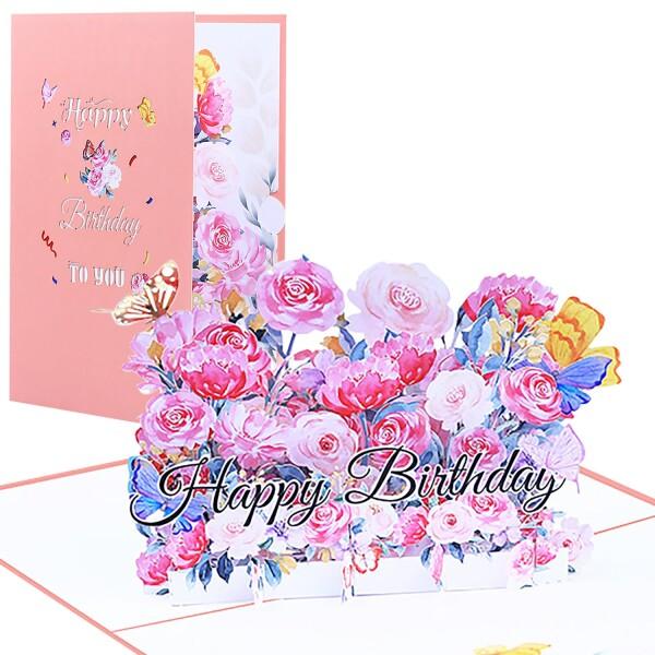 ママの誕生日カード メッセージカード付き HAPPY BIRTHDAYバースデー