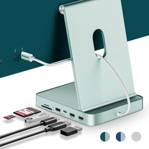 ●美品● Apple iMac 24インチ M1 と 一体型USBハブ 11 in 1 USB C ハブ iMac M1 M3 M4 (シルバー) Amazon.com: 13