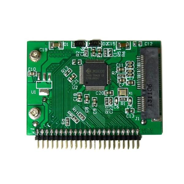 mSATA（mini SATA） SSD → 1.8インチIDE（3.3V） 44pin変換