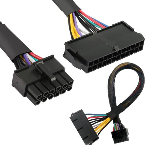 Xiatiaosann 24 ピン 12 ATX PSU 主電源アダプター ケーブル、24